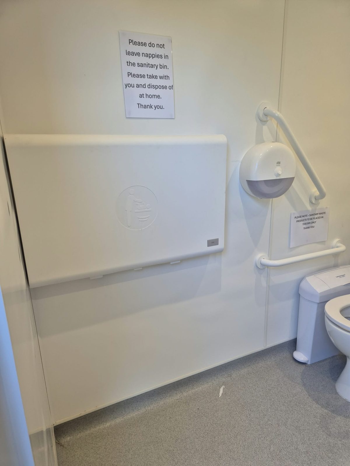 The accessible toilet facilities at Orchard Nurseries